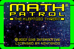 Math Patrol - The Kleptoid Threat